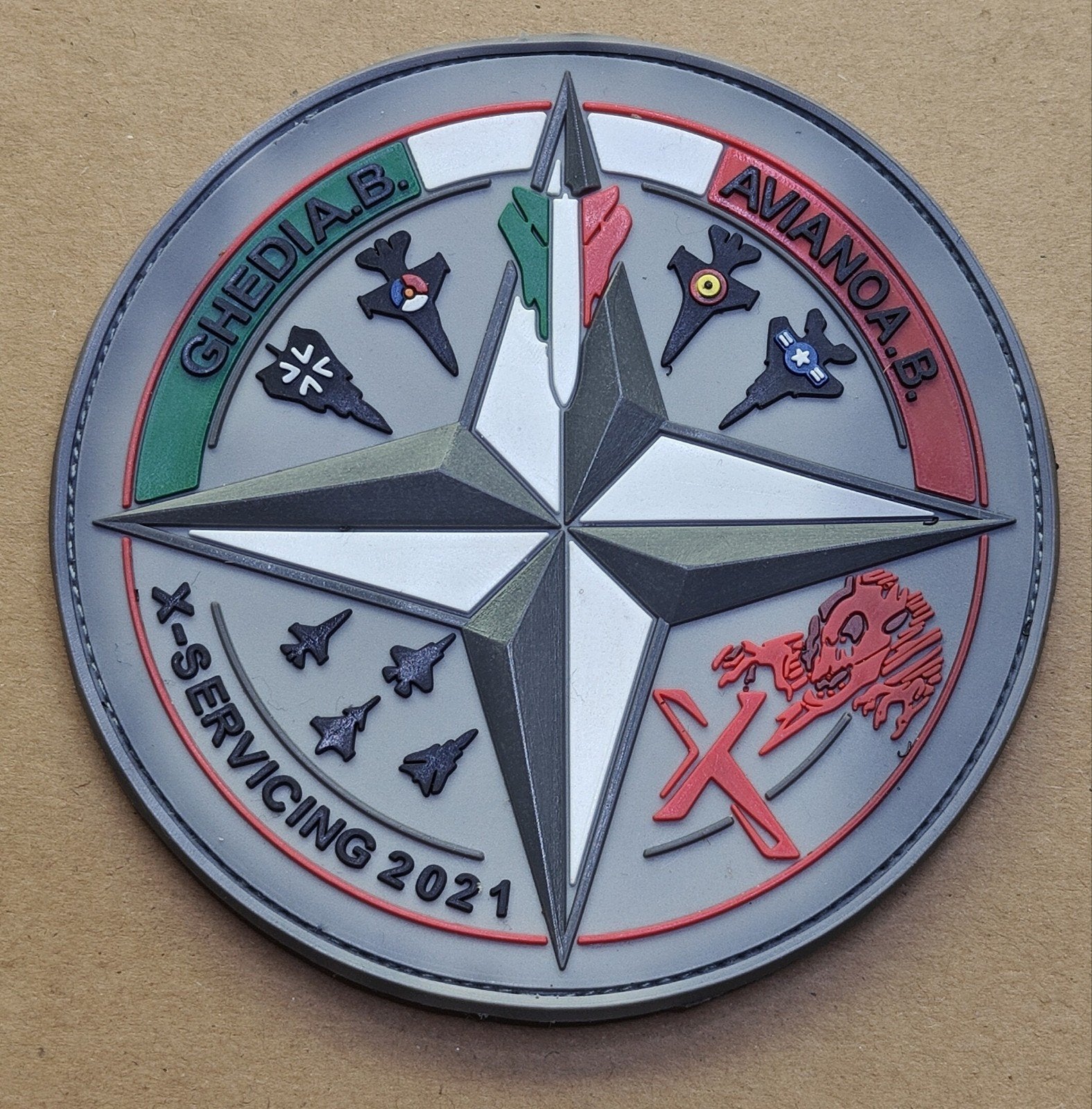 10e Escadre Little Brogel X-Service 2021, Collections, Enlèvement ou Envoi, Armée de l'air, Emblème ou Badge