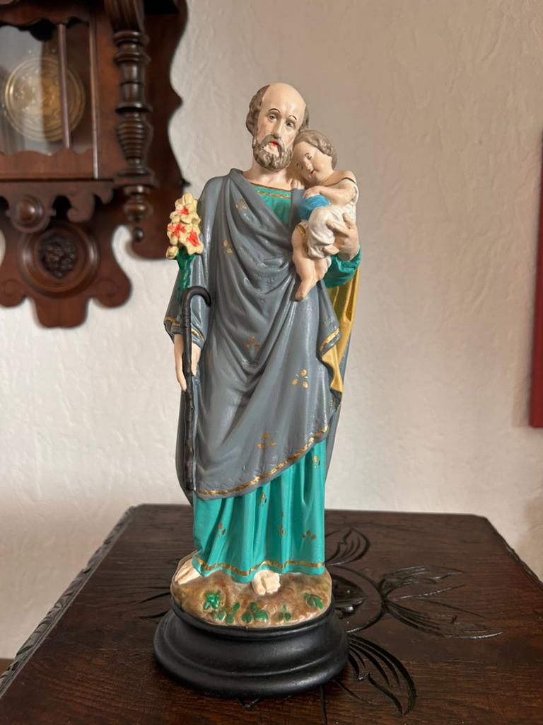 Beeld Sint-Jozef met kind 30cm, Ophalen