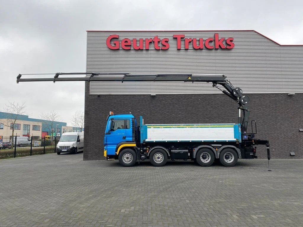 MAN TGS 35.480 8X4 KIPPER/TIPPER + HMF 2620-K5 KRAAN/KRAN/CR, Autos, Camions, Achat, Euro 6, MAN, Diesel