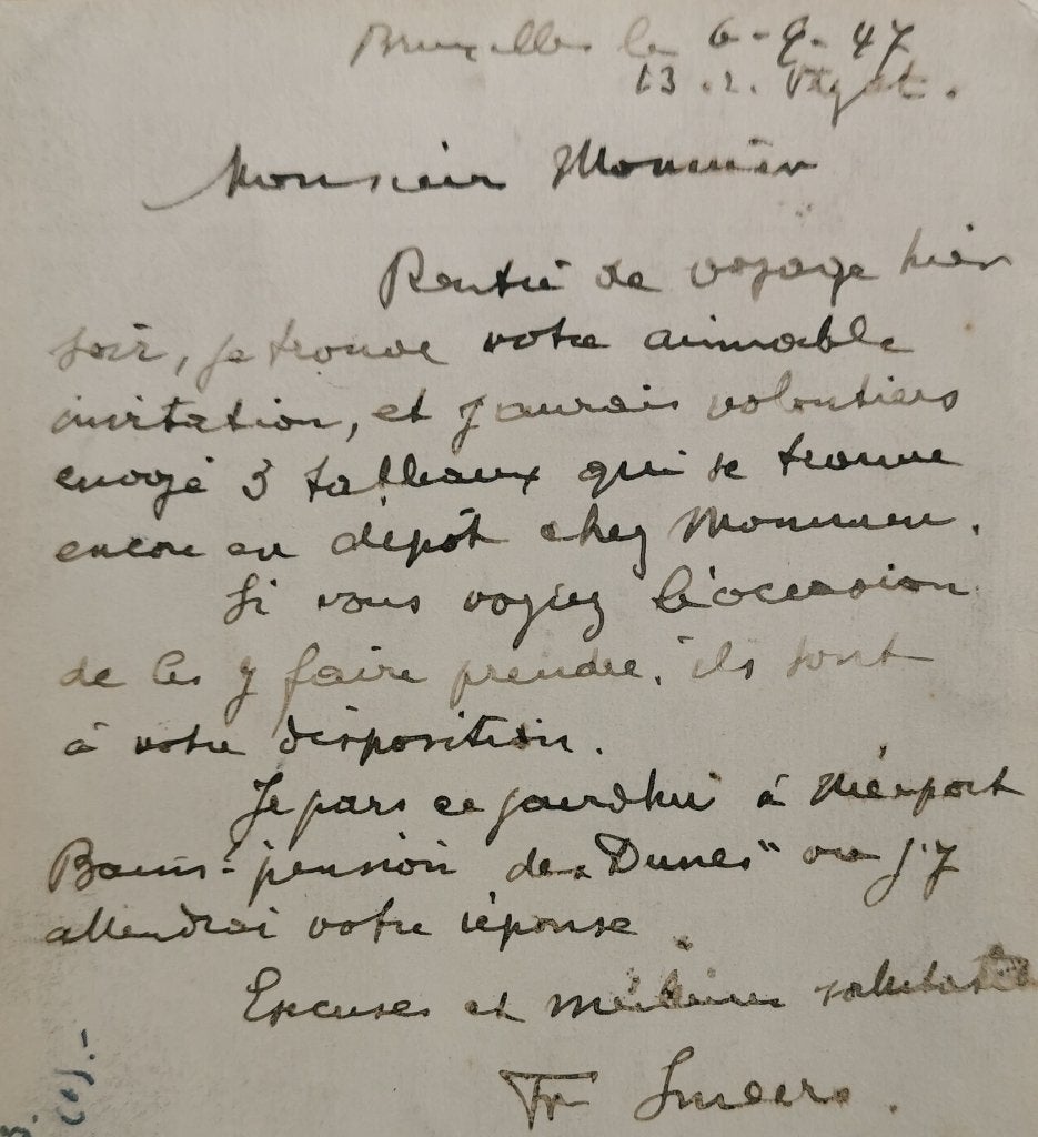 Frans Smeers, Impressionistisch, Ophalen of Verzenden, Landschap, Tekening