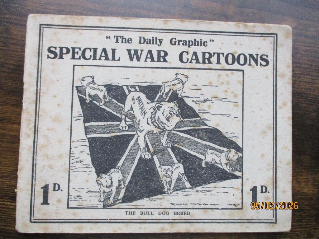 WO1: Boekje Special war cartoons, Verzenden