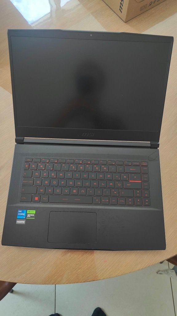 MSI Thin RTX 3050 (pour pièces), Informatique & Logiciels, MSI, Intel i7-processor, Enlèvement, Ne fonctionne pas
