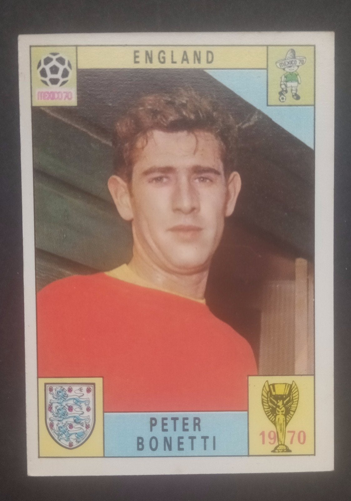 PANINI MEXICO 70 - PETER BONETTI (ENGLAND), Enlèvement ou Envoi