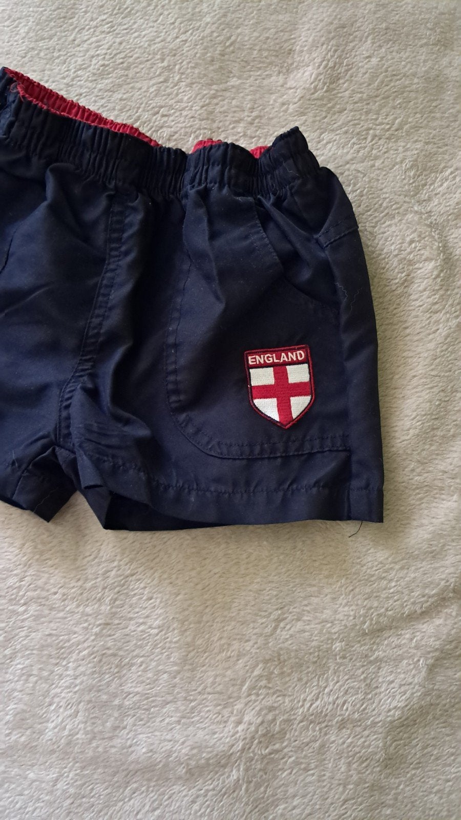 Leuke jongensshort 'England' maat 2-3 jaar, Kinderen en Baby's, Kinderkleding | Maat 92, Broek, Ophalen of Verzenden, Zo goed als nieuw