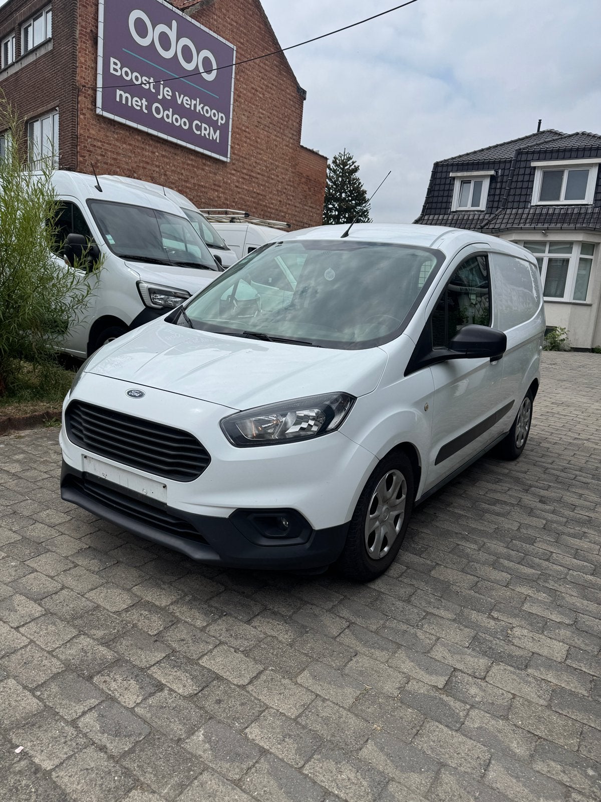 Ford Transit Courier 1.0 ecoboost 71.000 km uit 2019, Auto's, Stof, Wit, Electronic Stability Program (ESP), Bedrijf