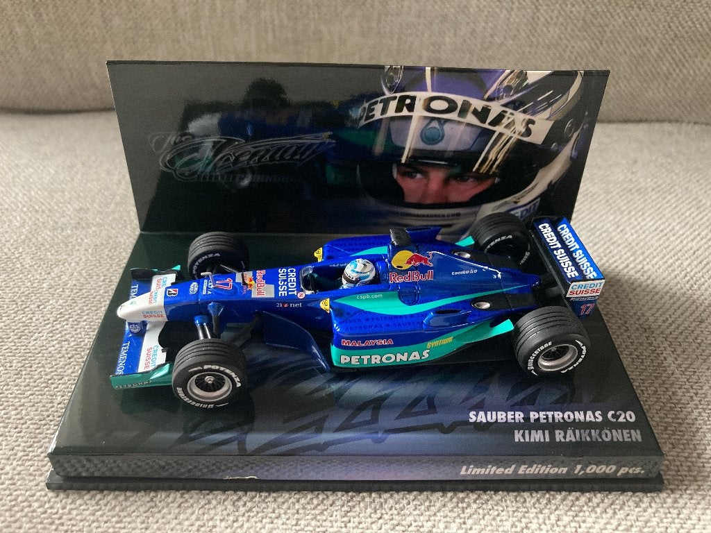 Kimi Räikkönen 1:43 2001 Sauber Petronas C20 Formule 1, Ophalen of Verzenden, Nieuw, Formule 1