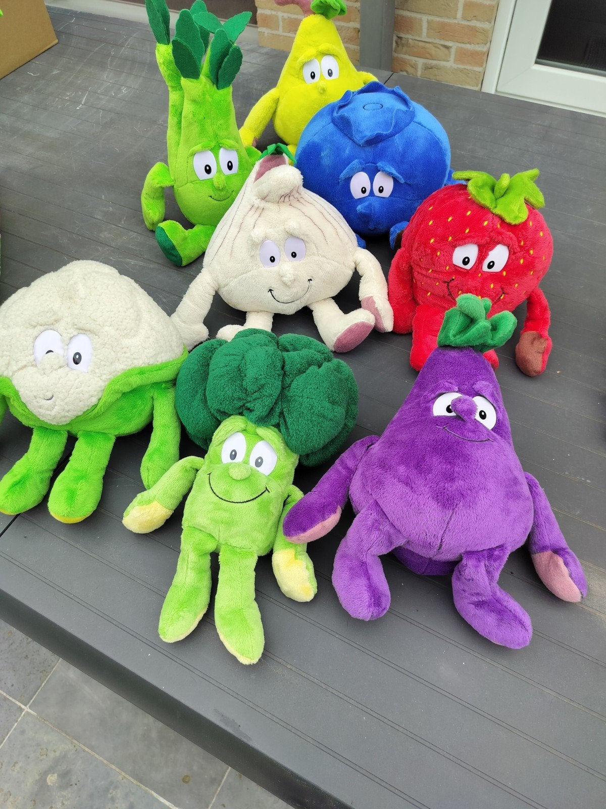 set knuffels fruit en groenten, Ophalen of Verzenden