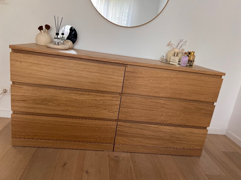 Ladekast IKEA Malm 6lades, 5 tiroirs ou plus, Moins de 100 cm, Comme neuf, 100 à 150 cm