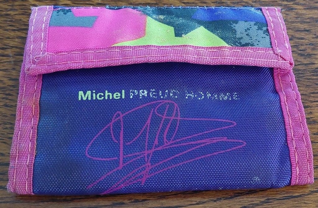 Zeldzame Retro Michel Preud'homme Portemonnee Jaren 90, Verzamelen, Ophalen of Verzenden, Zo goed als nieuw, Overige typen