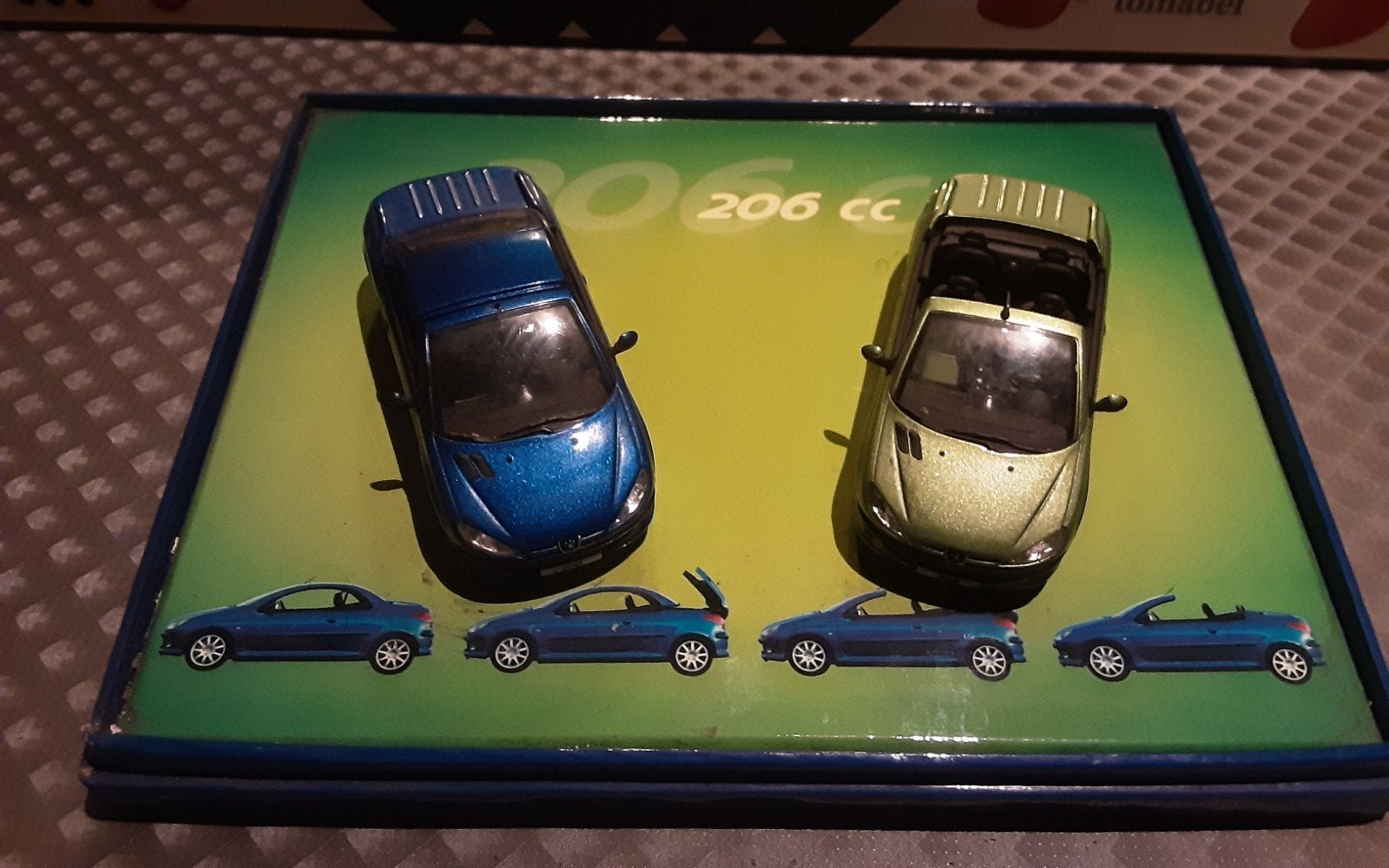 PEUGEOT 206 cc miniatuur, Ophalen of Verzenden, Norev