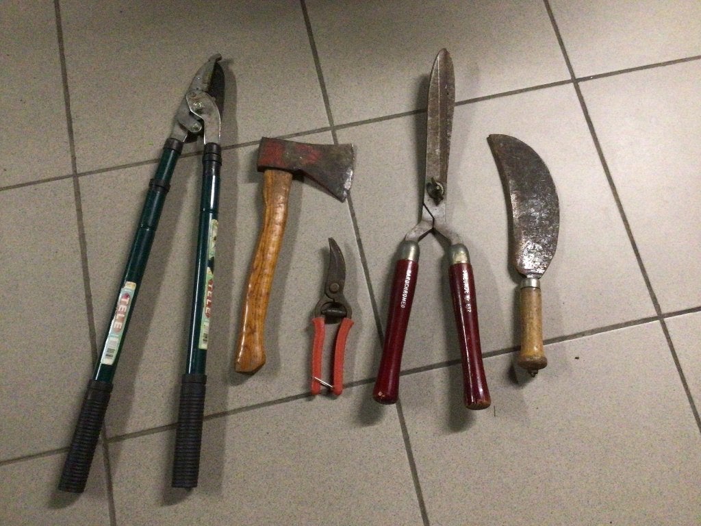Lot de 7 Outils, Jardin & Terrasse, Enlèvement, Pioche