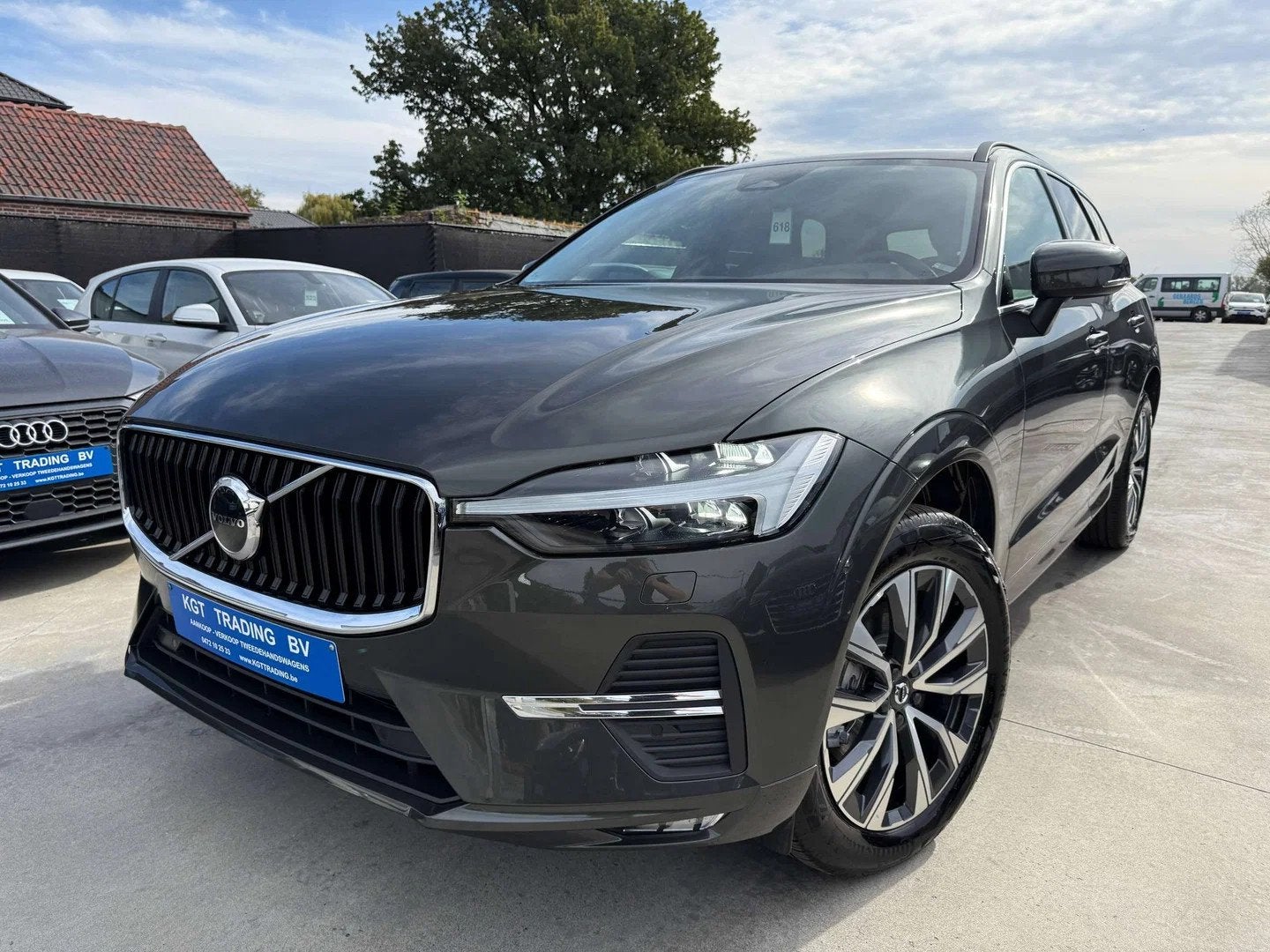 Volvo XC60 2.0 B4 D 197PK AUTOMAAT HARMAN KARDON ZWART LEDER, Cuir, Argent ou Gris, Euro 6, 1912 kg