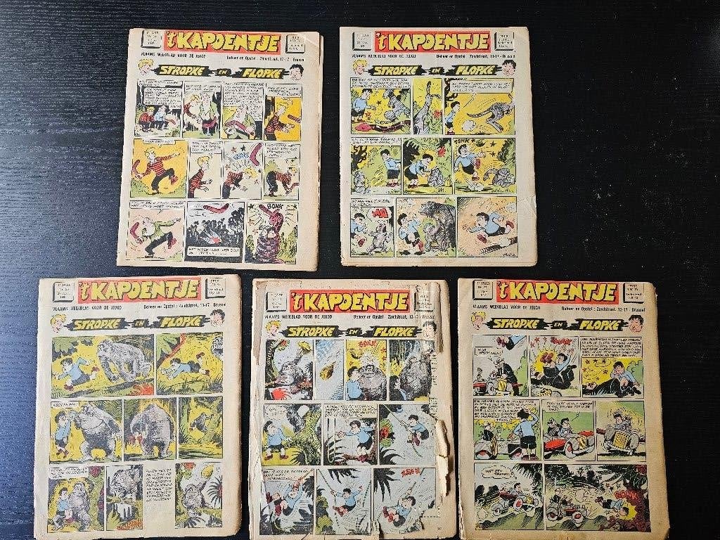 't Kapoentje - weekblad - 1947, Meerdere stripboeken, Ophalen of Verzenden, Gelezen