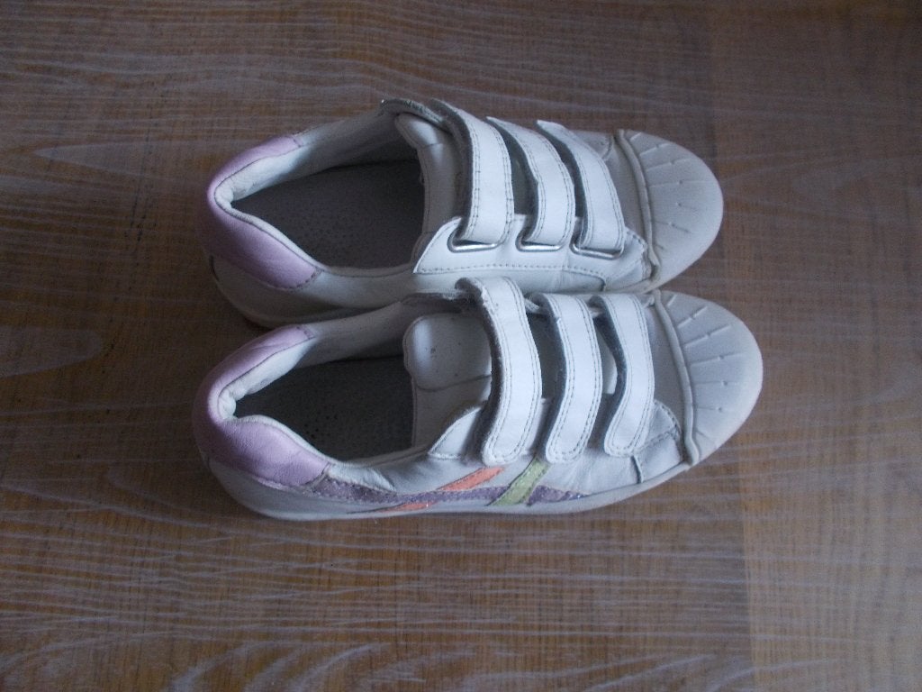 Baskets blanches "Little David" pour fille, point. 30., Little David, Comme neuf, Enlèvement, Chaussures de sport