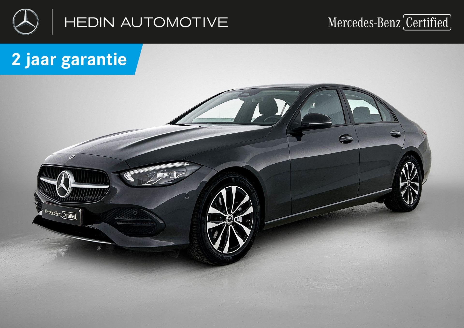 Mercedes-Benz C-Klasse 180 Berline Business Line Dodehoekass, Auto's, Automaat, 4 deurs, Zwart, 4 cilinders