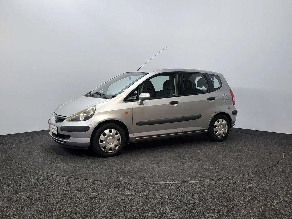 Honda Jazz Automaat | 2002 | 183.443 km | Direct beschikbaar, Autos, Honda, Argent ou Gris, Achat, Entreprise, Noir