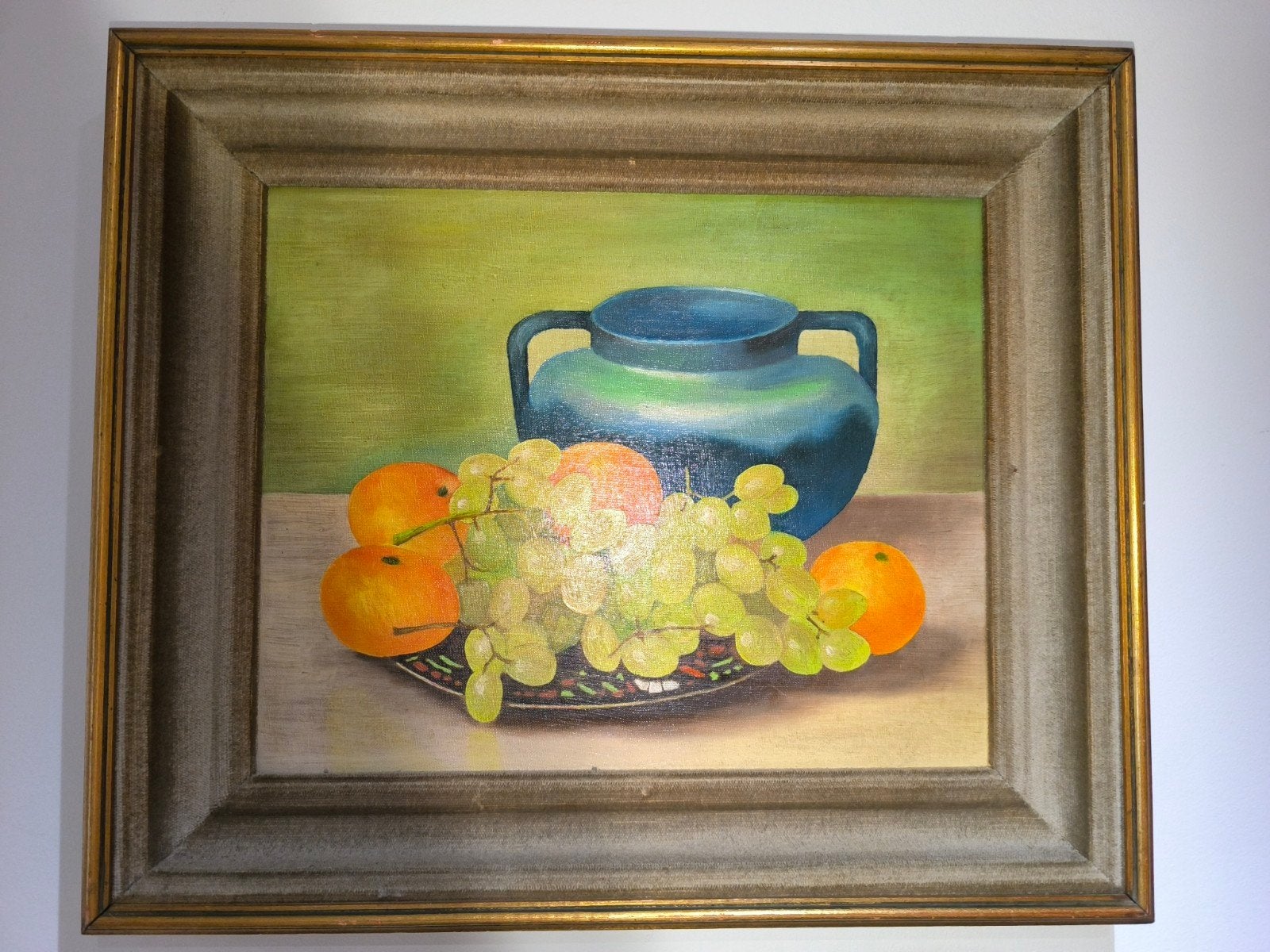schilderij stil leven, Ophalen, Doek
