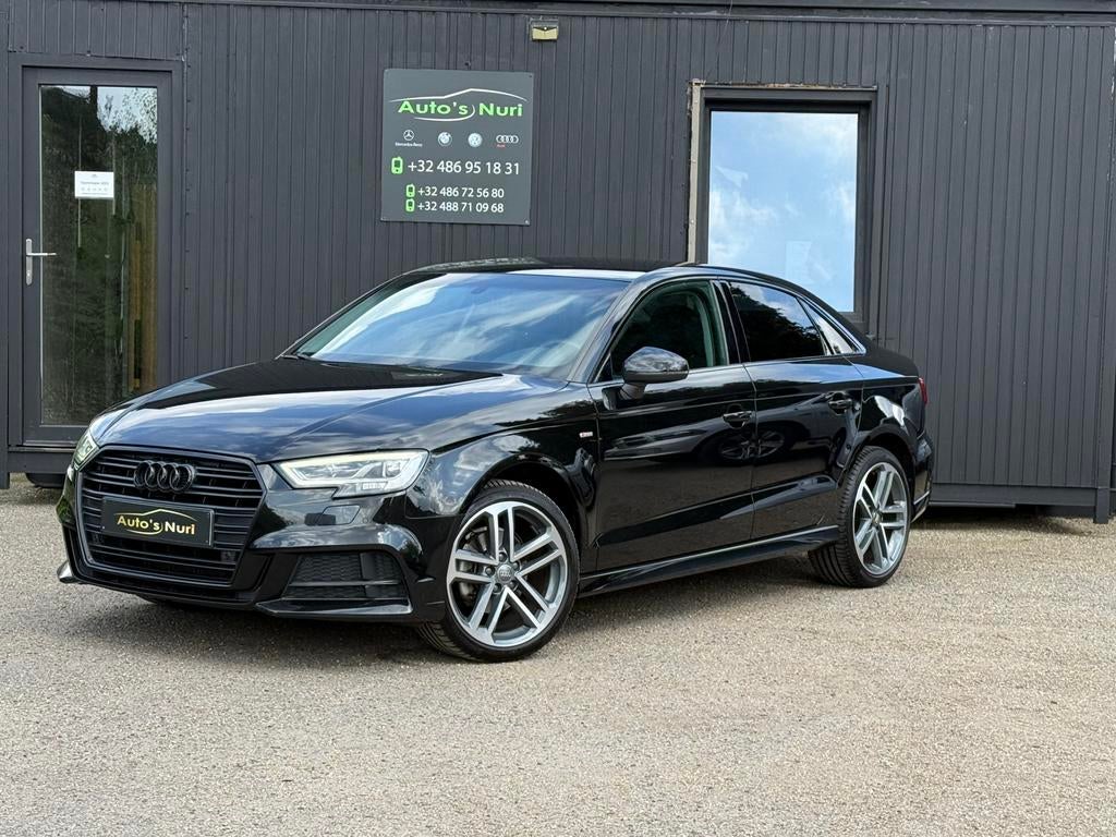 Audi a3 1.6tdi automaat diesel S-tronic 2018 12M GARANTIE, Autos, Cuir, Achat, Entreprise, Noir