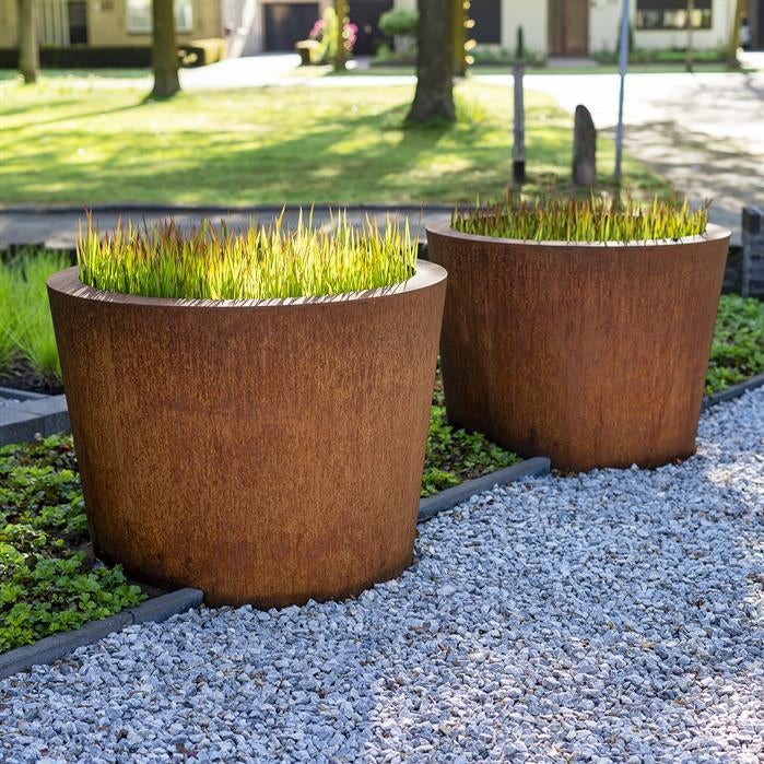 jardinière en acier corten, boîte à fleurs, Jardin & Terrasse, Neuf, Enlèvement ou Envoi, Balcon, Rectangulaire