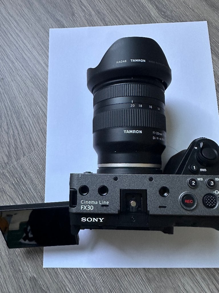 Sony Cinema Line FX30 + lens + 2 accu's,  zo goed als nieuw, Audio, Tv en Foto, Ophalen, 20x of meer, Zo goed als nieuw, Sony
