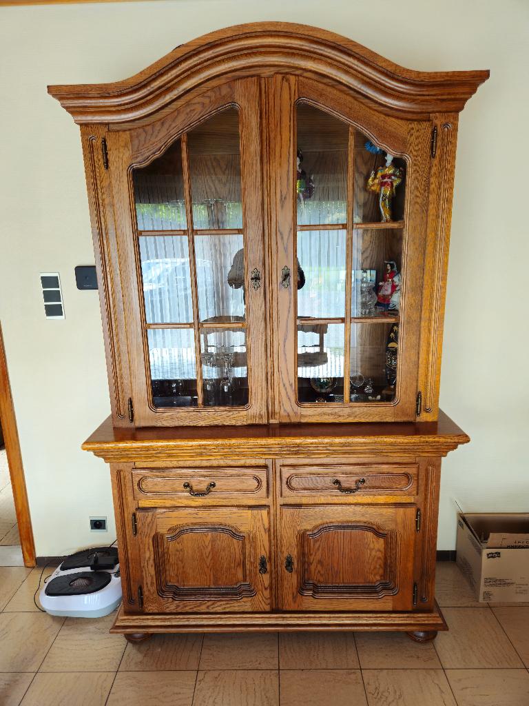 Volledige eetkamer, Huis en Inrichting, Ophalen, Zo goed als nieuw, Eikenhout