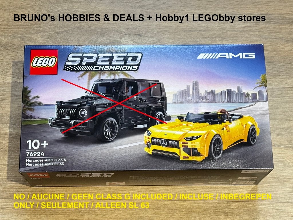 LEGO Speed Champions 76924 Mercedes-AMG SL 63 NIEUW, Inclusief extra onderdelen, Lego, Overige typen, Nieuw