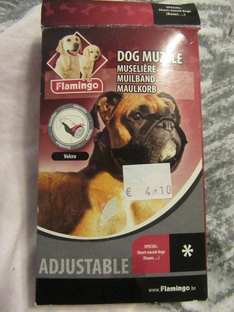 Muilband hond (Boxer) - nieuw -- Flamingo, Animaux & Accessoires, Flamingo, Enlèvement ou Envoi, Neuf, Muselière