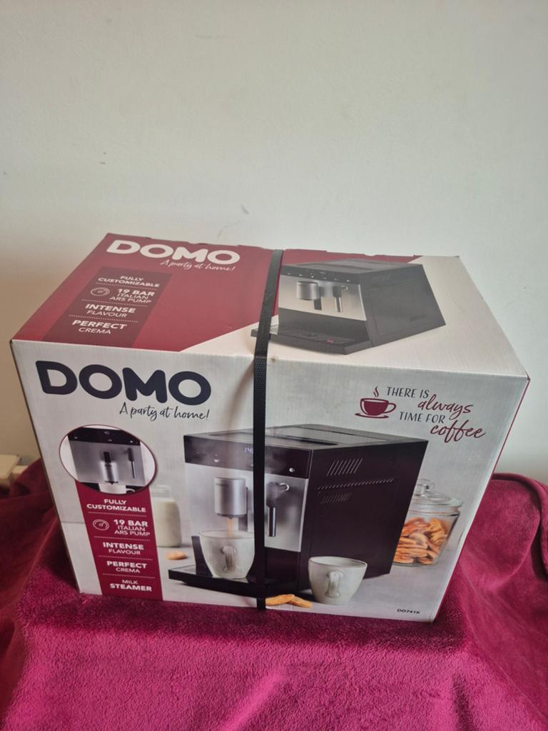 Domo DO741K — Machine à expresso automatique avec mousseur, Electroménager, Enlèvement ou Envoi