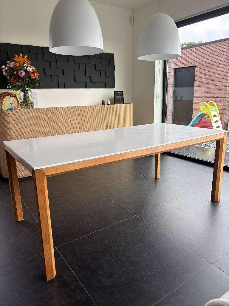 GRATIS Houten eettafel, 150 à 200 cm, Cinq personnes ou plus, Enlèvement, Utilisé
