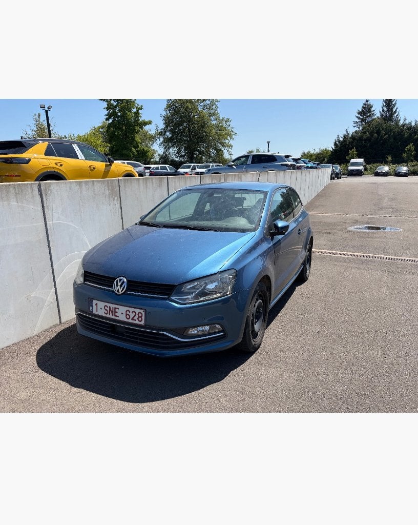 POLO-auto, Auto's, Volkswagen, Euro 5, Zwart, Blauw, Particulier