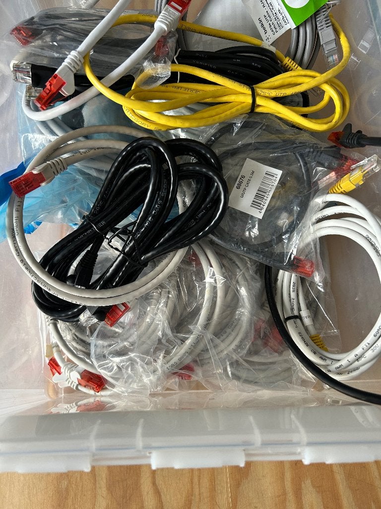 Diverse netwerkkabels CAT 5/5e/6, Computers en Software, Pc- en Netwerkkabels, Ophalen of Verzenden