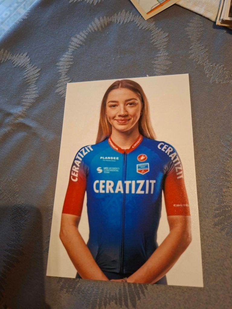 Foto (Repro) Martina Fidanza / Ceratizit, Ophalen of Verzenden, Zo goed als nieuw, Poster, Plaatje of Sticker