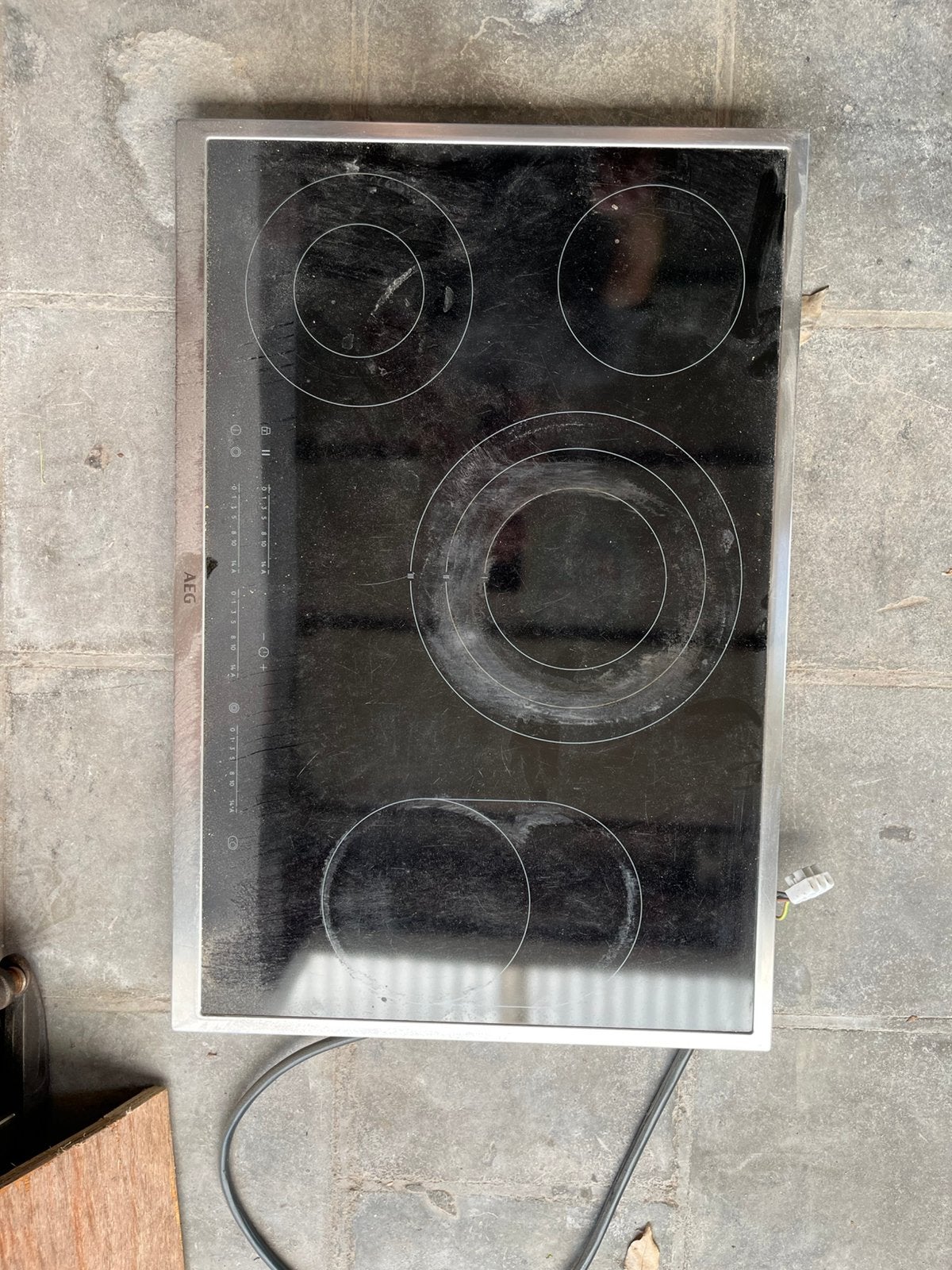 Aeg kookplaat en oven gratis, Ophalen, Gebruikt