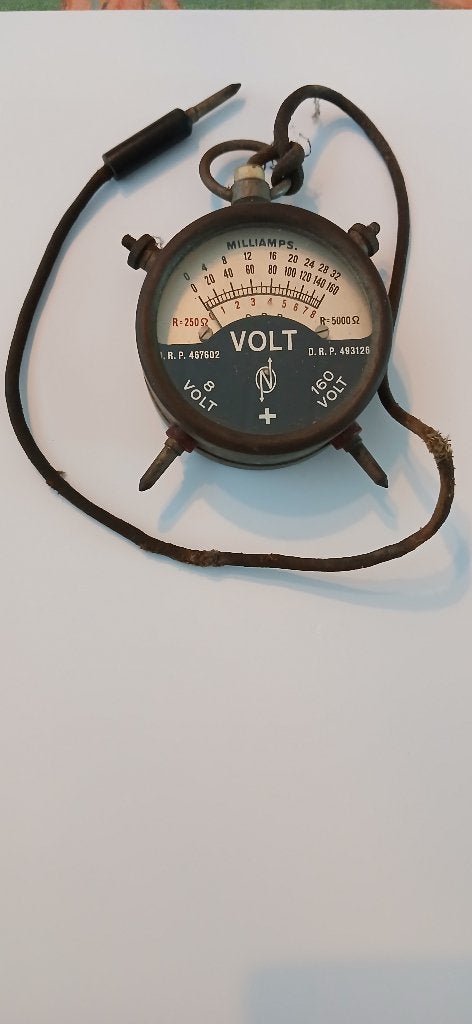 Voltmeter Vintage, Ophalen