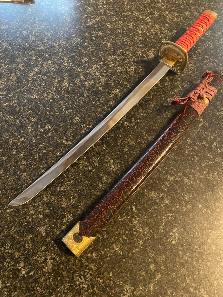 Samourai zwaard, Ophalen, Gebruikt, Accessoires