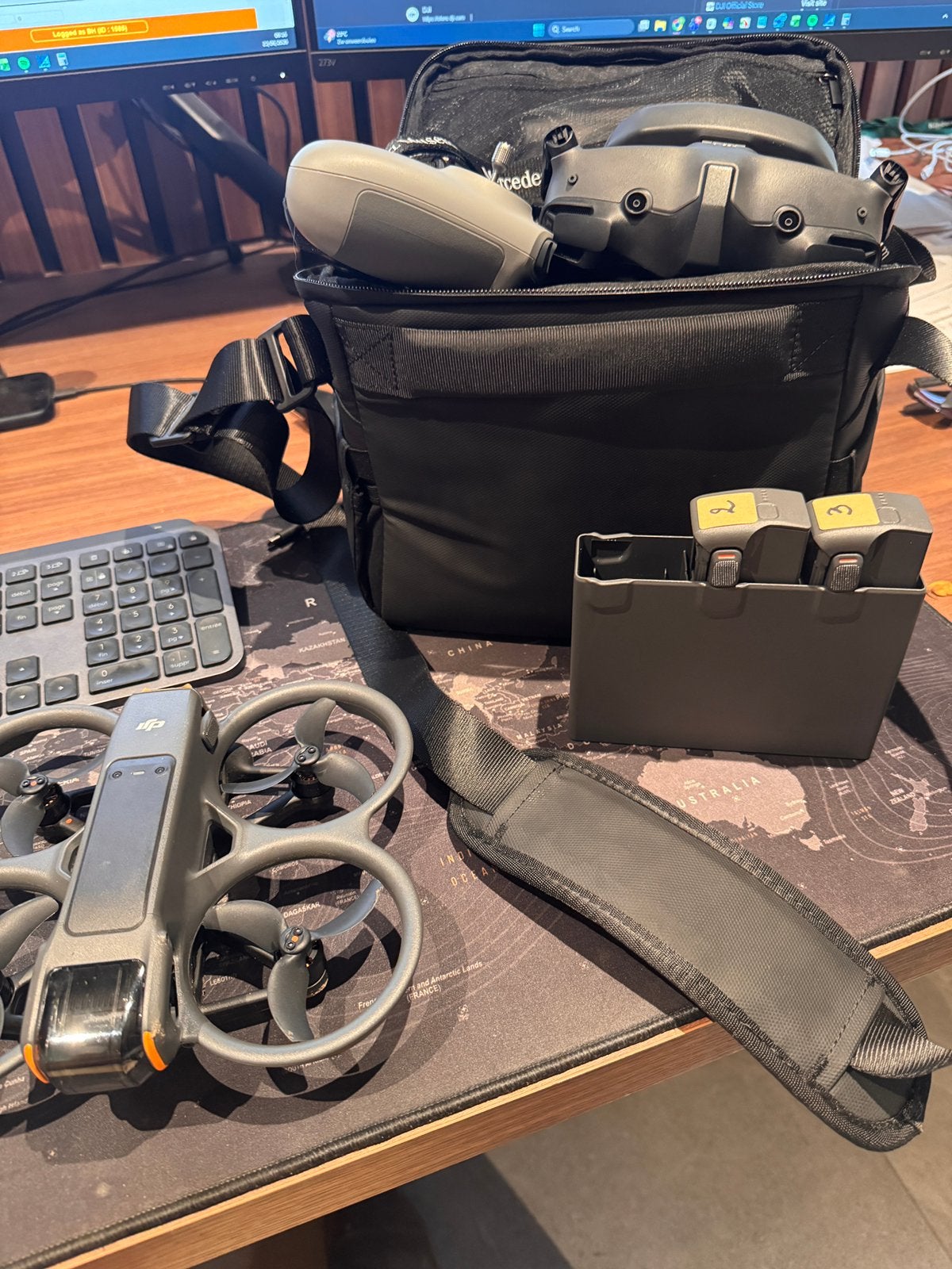 DJI Avata 2 Fly More Combo + controller, Ophalen, Zo goed als nieuw, DJI