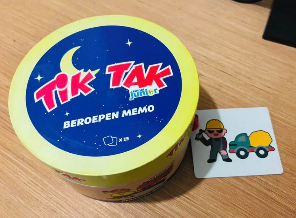 Spel beroepen memo tiktak, Ophalen, Zo goed als nieuw