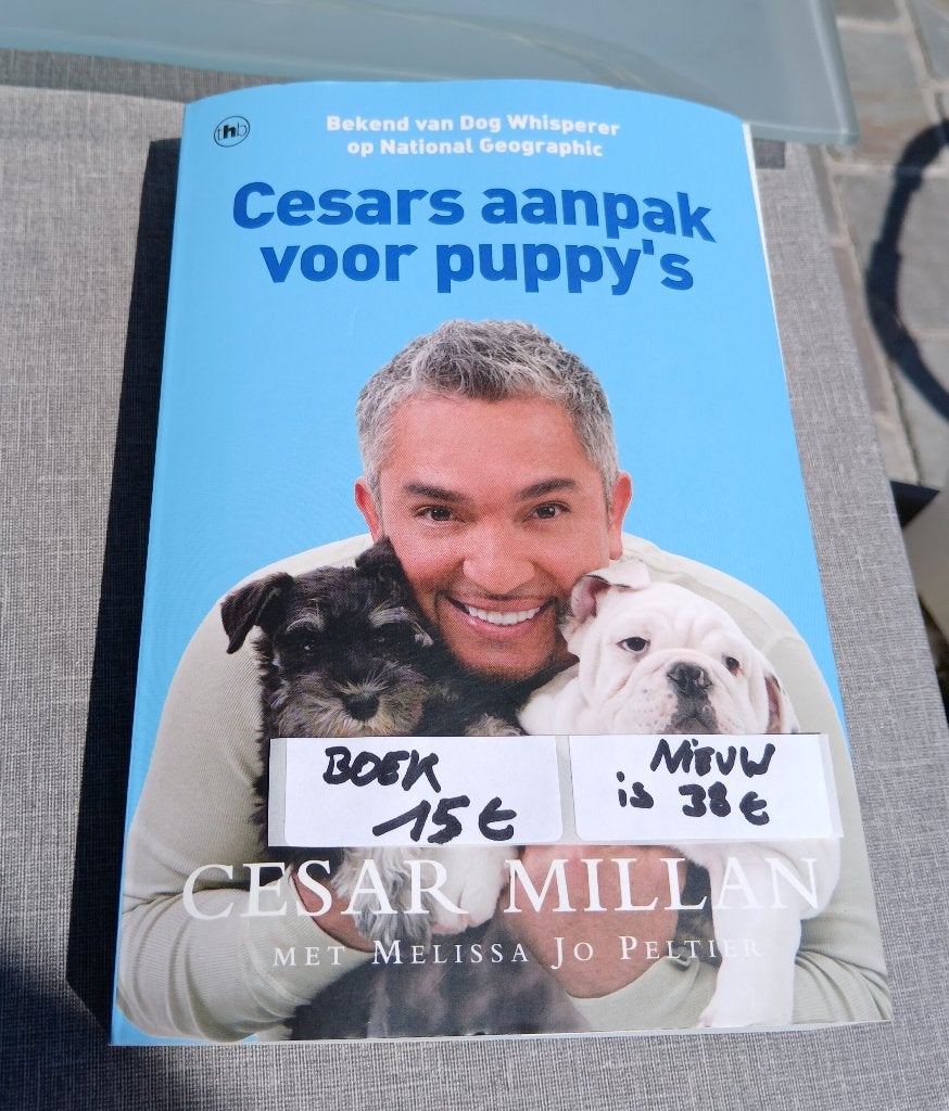 Boek voor puppy's, Livres, Animaux & Animaux domestiques, Enlèvement, Comme neuf, Chiens, Cesar Millan