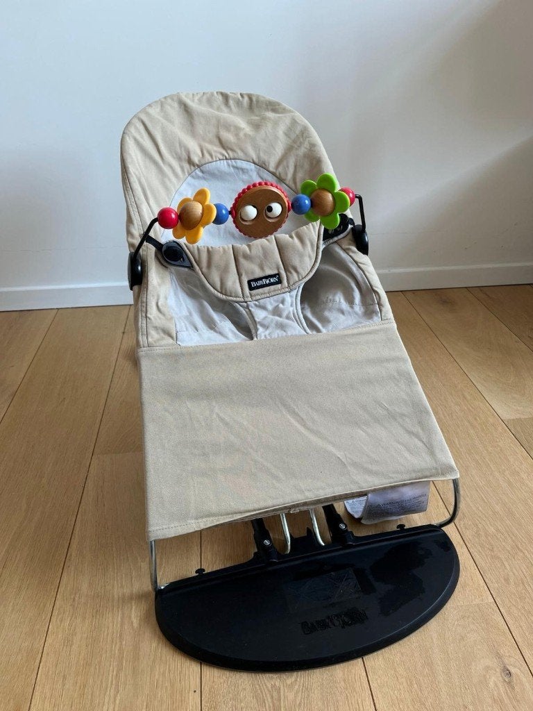 BabyBjörn wipper met speelboog (inc. doos), Kinderen en Baby's, Gebruikt, Wipstoel, Met gordel(s) of riempje(s), Ophalen