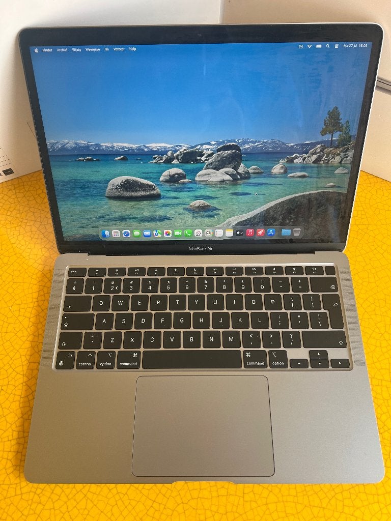 MacBook Air M1 2024 8GB RAM 256GB SSD Batterij 94%, Computers en Software, Apple Macbooks, 256 GB, Qwerty, 8 GB, 13 inch
