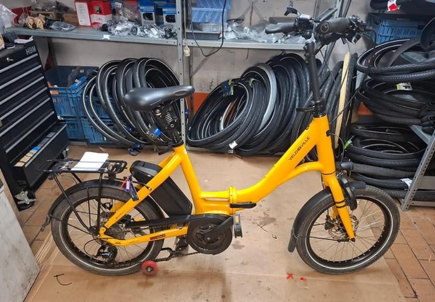 Velo de ville keb 800 plooi, Fietsen en Brommers, Fietsen | Vouwfietsen, Ophalen, Versnellingen, Zo goed als nieuw, Totaal opvouwbaar