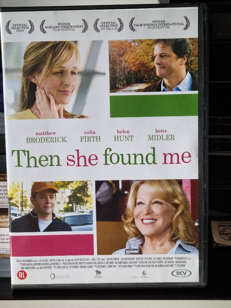 Then She Found Me, Colin Firth, Bette Midler, Helen Hunt, CD & DVD, DVD | Comédie, Enlèvement ou Envoi