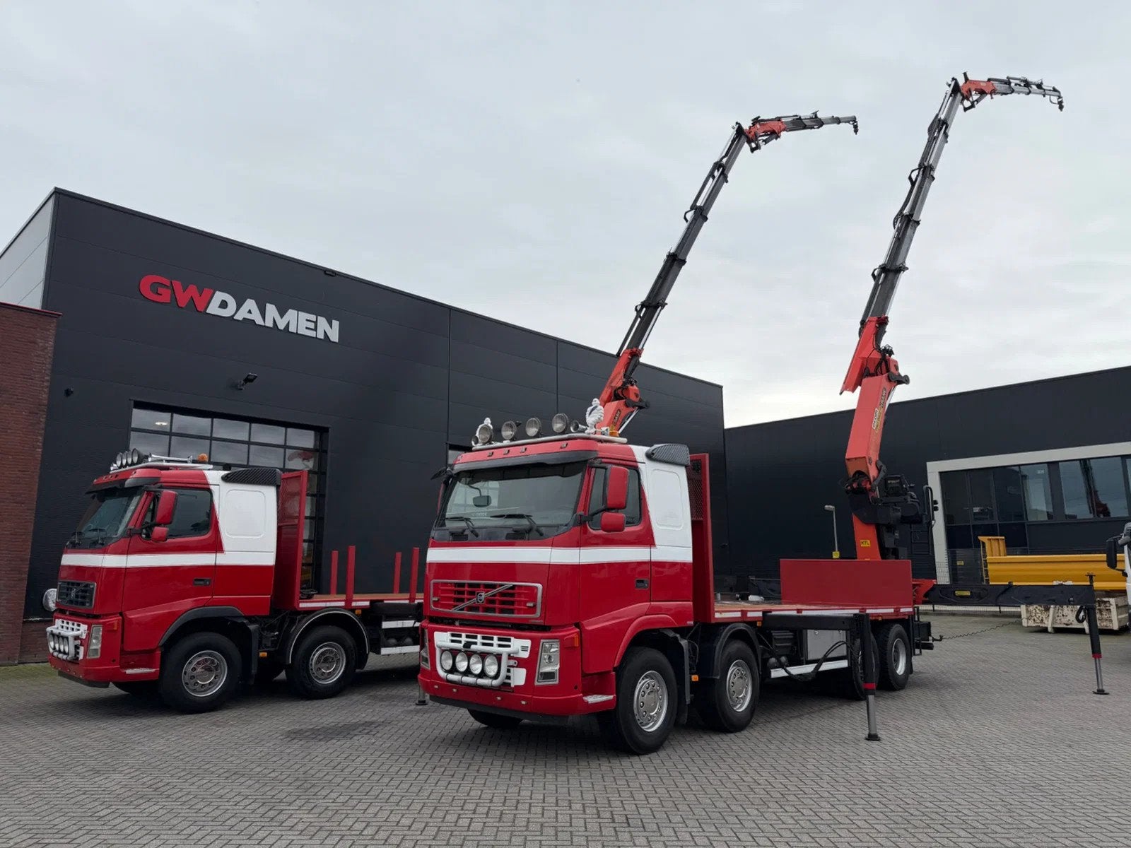 Volvo FH 460 8x4 Palfinger Crane PK 44002+Fly Jib PJ 115, Autos, Rouge, 457 ch, Achat, 336 kW