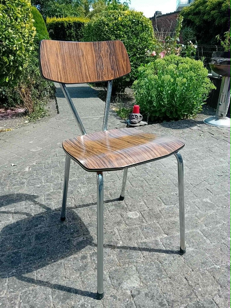 Chaise formica vintage, Maison & Meubles, Chaises, Vintage, Comme neuf, Enlèvement, Autres matériaux