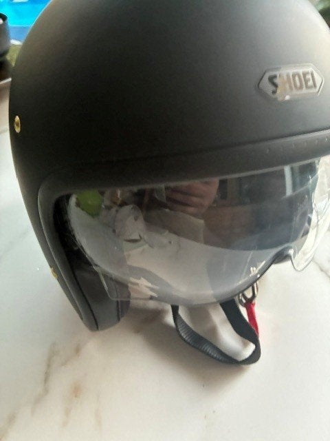 Shoei J-O helm - Mat finish, Motoren, Kleding | Motorhelmen, Heren, Jethelm, L, Shoei, Nieuw zonder kaartje, Ophalen