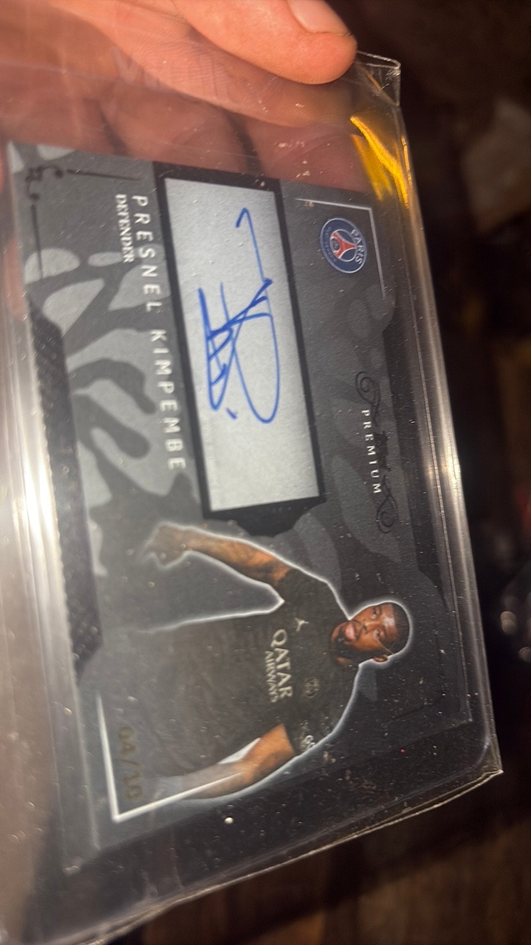 Carte autographe /10 presnel Kimpembe topps, Verzamelen, Overige Verzamelen, Ophalen of Verzenden