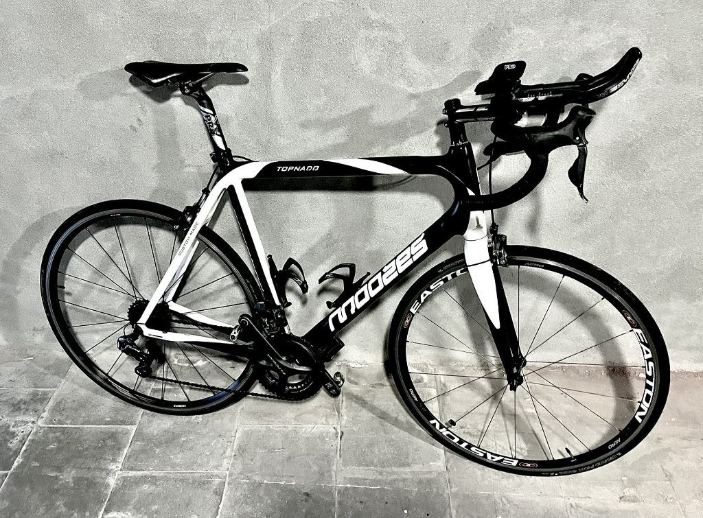 koersfiets carbon, Carbon, 10 tot 15 versnellingen, Zo goed als nieuw, 57 tot 61 cm