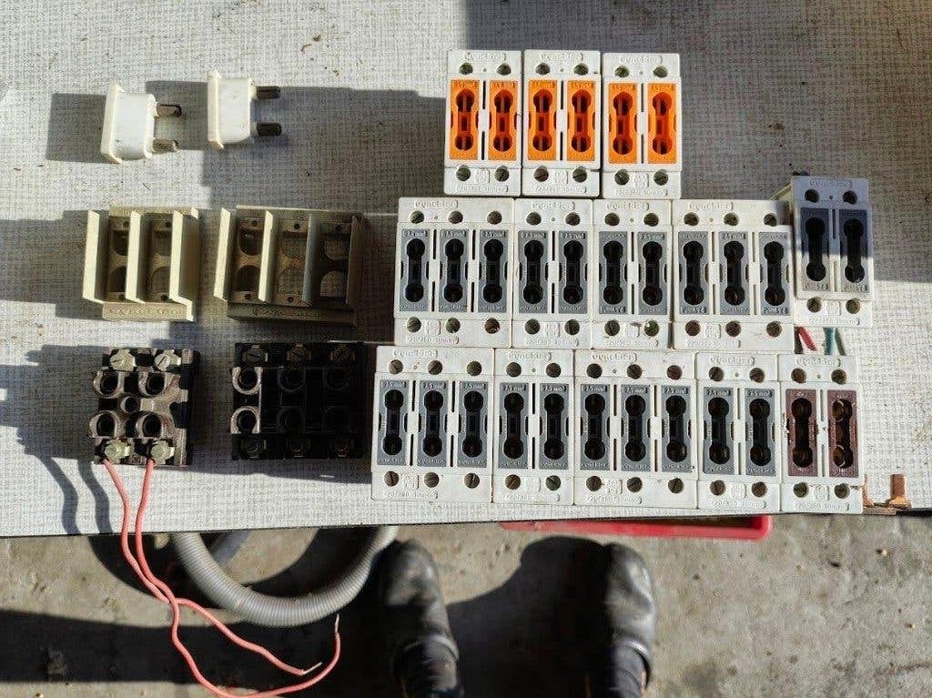 penautomaat houders, Doe-het-zelf en Bouw, Elektriciteit en Kabels, Ophalen, Gebruikt, Overige merken, Overige typen