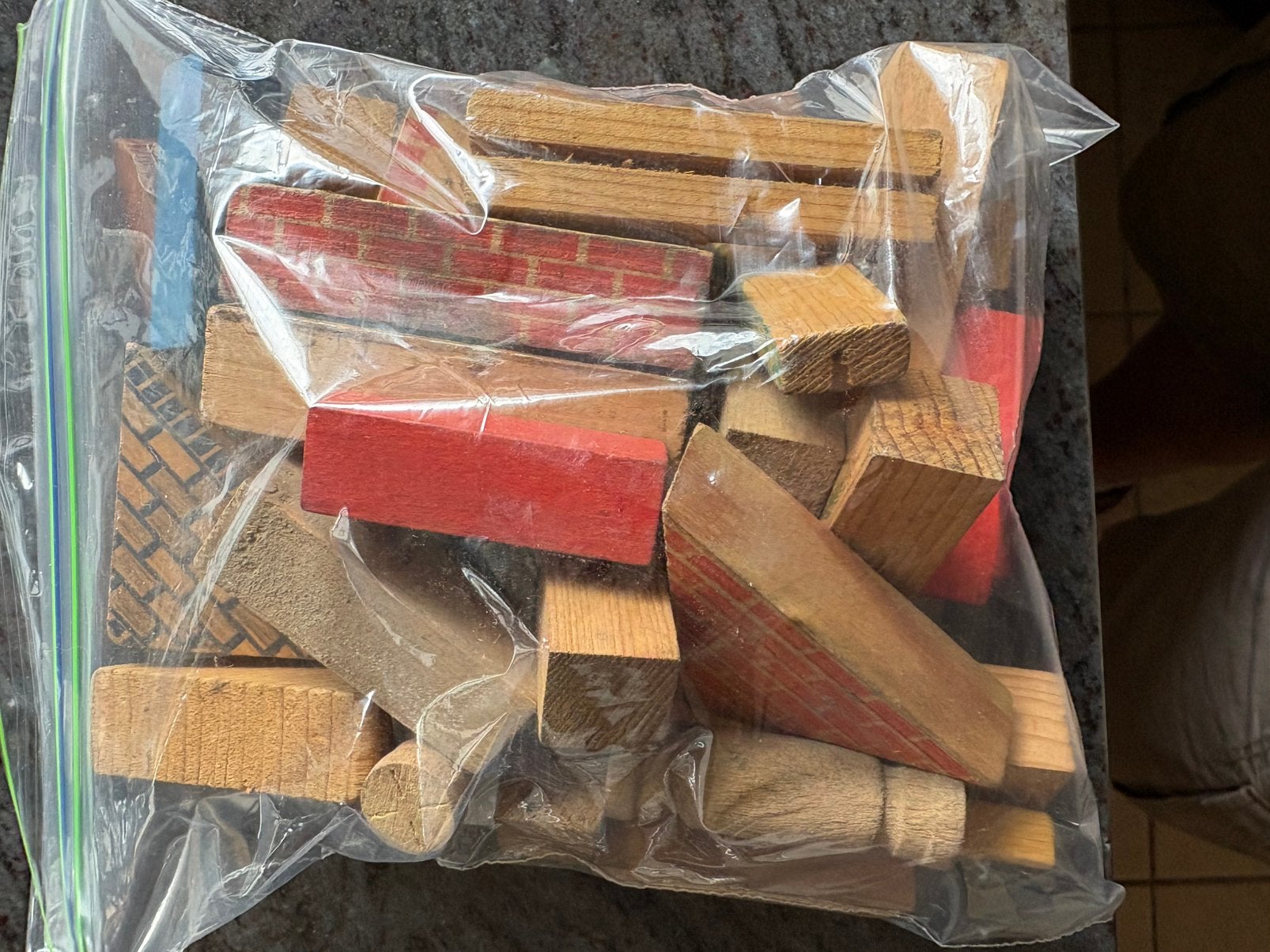 Vintage houten blokken, Ophalen of Verzenden, Gebruikt, Overige typen