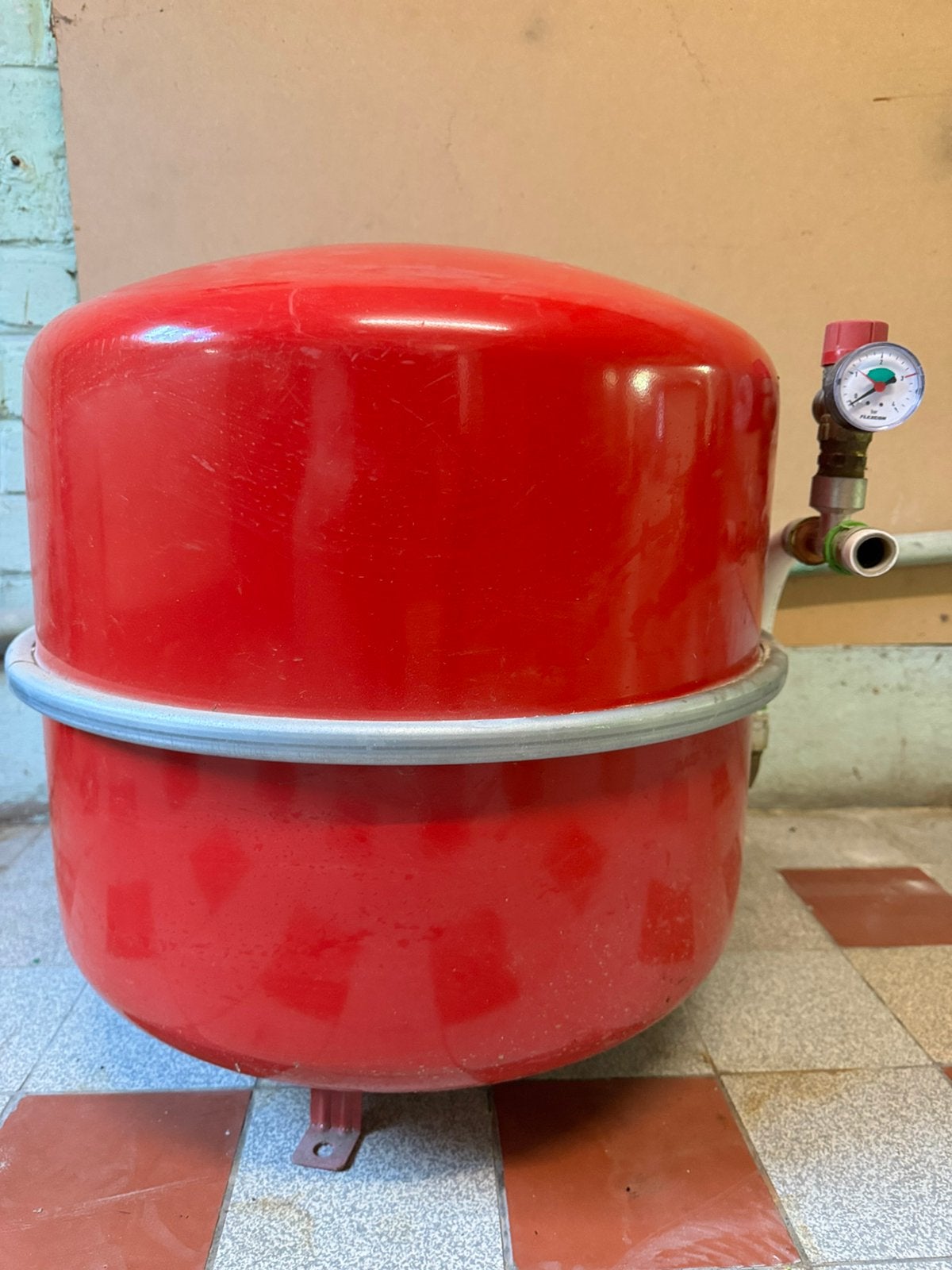 Vase d'expansion Flamco Flexcon 80L (80/1) avec manomètre, 20 à 100 litres, Enlèvement, Utilisé, 6 à 10 ans